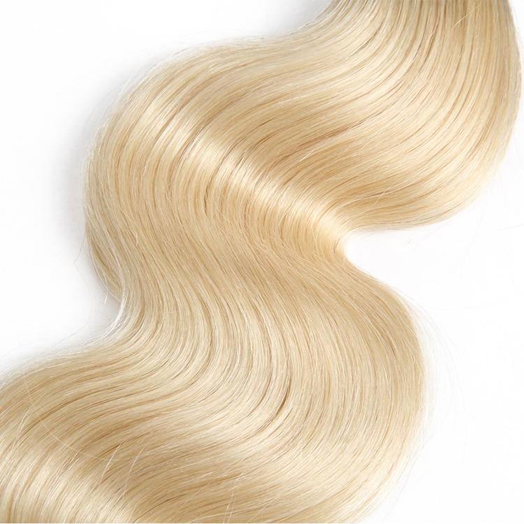 613 blonde body wave human hair bundles 4