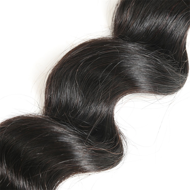 black loose wave human hair 1 bundles 6