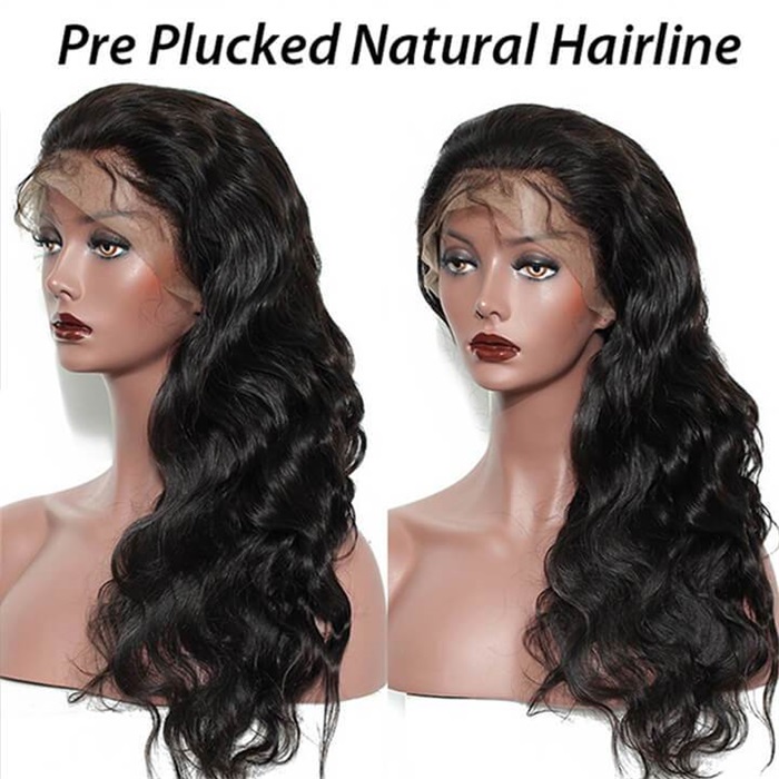 250% density super full and thick brazilian body wave wigs 4