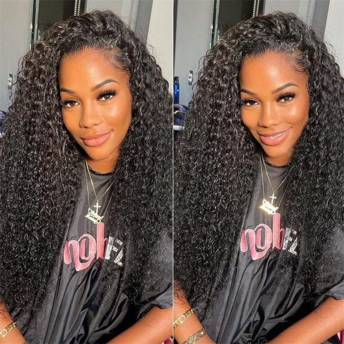 affordable 5x5 hd transparent lace closure wig jerry curly human hair wigs for black women 4