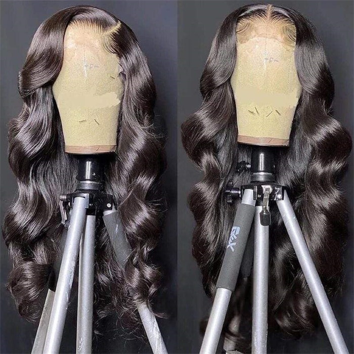 body wave lace front wigs loose wavy closure wigs wholesale 1