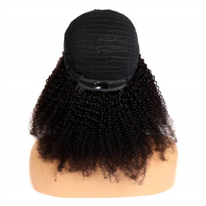 kinky curly thin u part wig without leave out (must try) 1