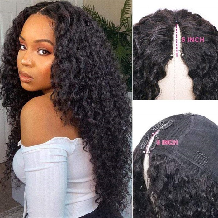 thin v part wigs jerry curly beginner friendly upgraded v part wigs meet real scalp no leave out 5