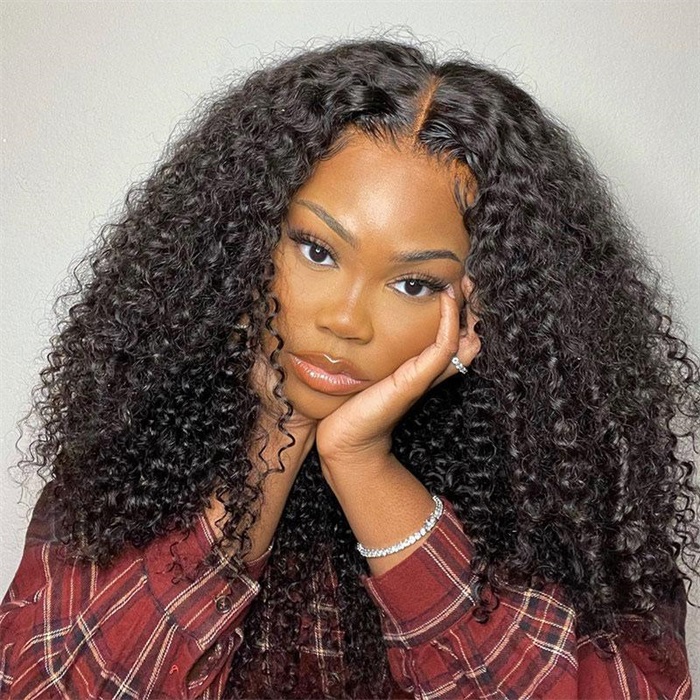 thin v part wigs kinky curly beginner friendly upgraded v part wigs meet real scalp no leave out 2
