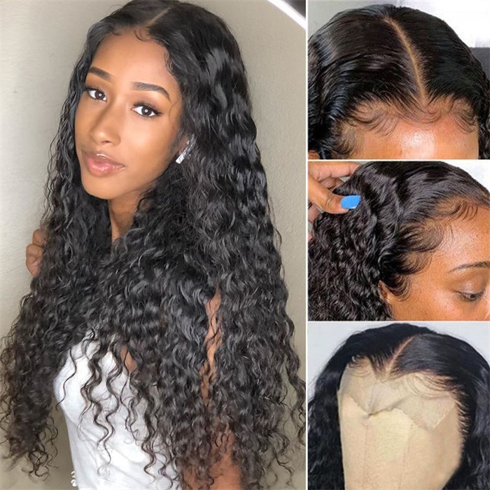 water wave 5x5 hd lace wig human hair closure wigs 4